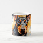 Magic Watercolor Dog Mug Wrap<br><div class="desc">The mug is fun and educational,  It makes a fun gift for family,  friends,  nature lovers and pun lovers. The popular 'Tits' design runs all the way around the mug with the title on either side,  perfect for left and right handed people enjoying their favourite brew.</div>