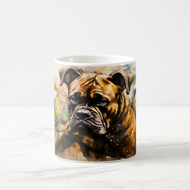 Magic Watercolor Dog Mug Wrap (Centre)