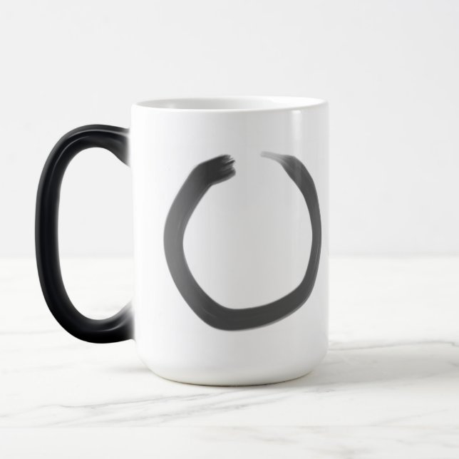 Magic Zen Enso Cercle Mindfult Mug (Gauche)