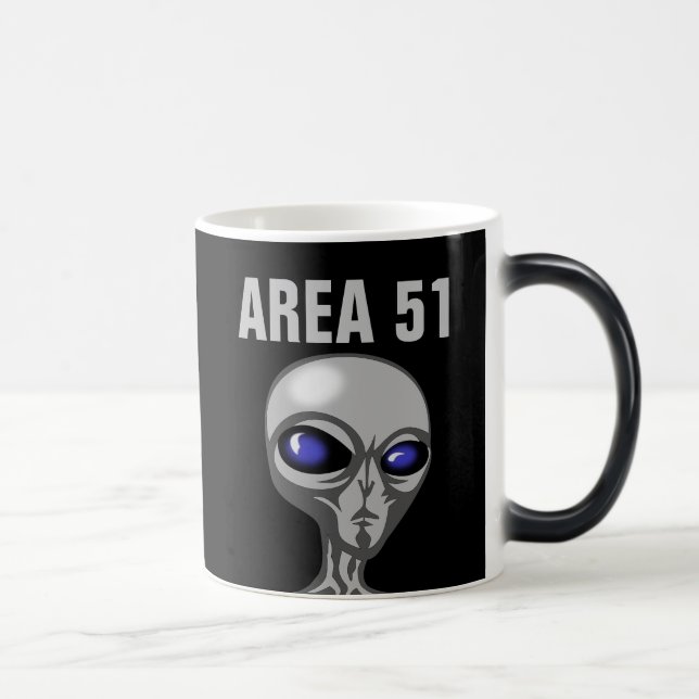 Magic Zone 51, Mug de café Alien (Droite)
