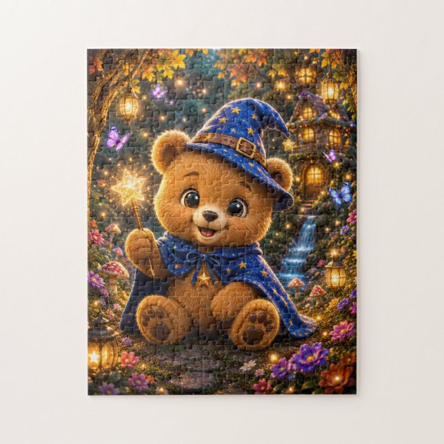 Magical Bear Wizard Jigsaw Puzzle (Vertical)