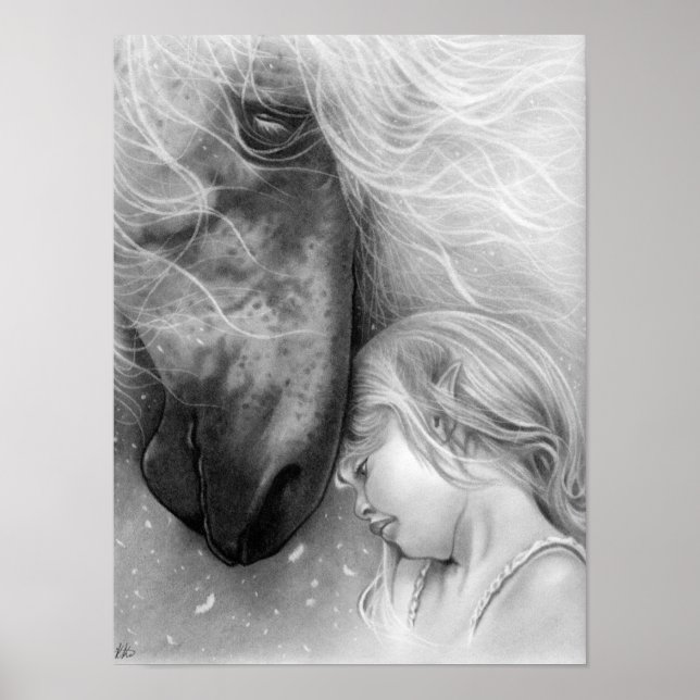 Magical Dreams Girl with Horse POSTER (Devant)