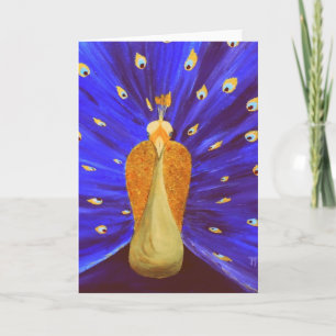 Magical Peacock - Carte de voeux
