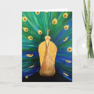 Magical Peacock - Carte de voeux