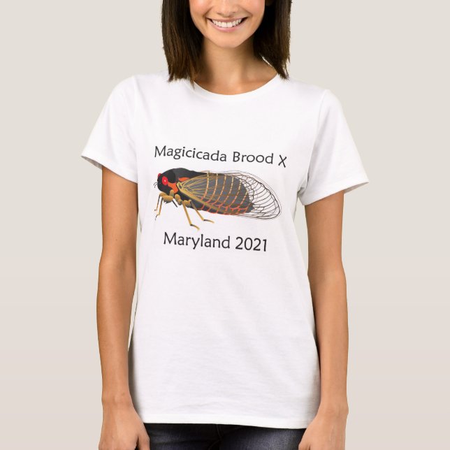 Magicicada Brood X Maryland State T-Shirt  (Devant)