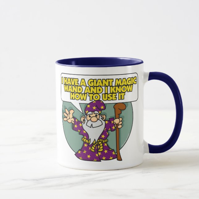 Magicien avec la tasse de baguette magique (Droite)
