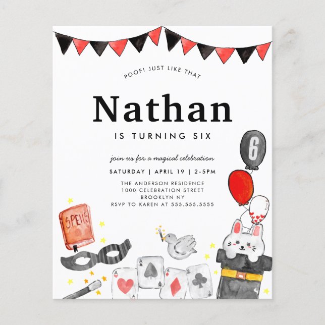 Magicien Budget Rabbit Wand Magazine Magazine Anni (Devant)