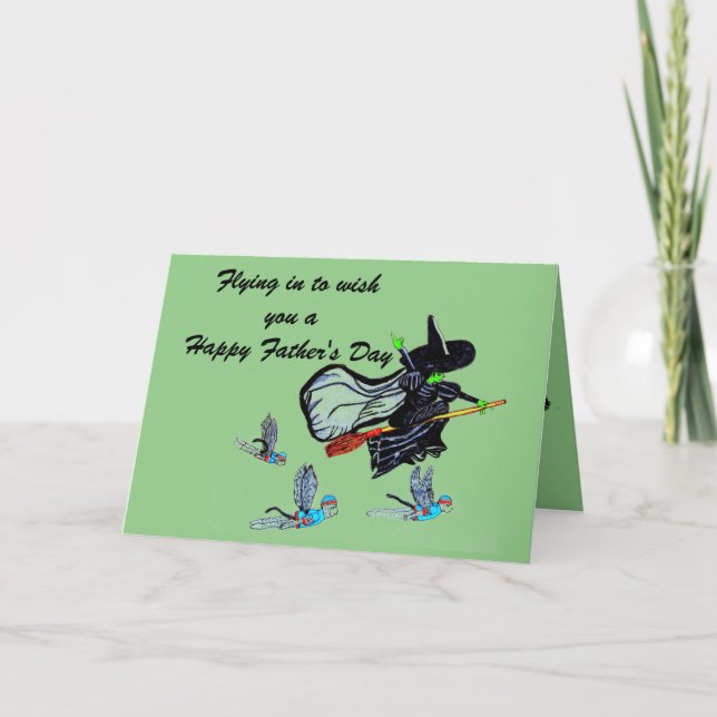 MAGICIEN D'OZ POUR LA FÊTE DES PÈRES CARTE (Devant)