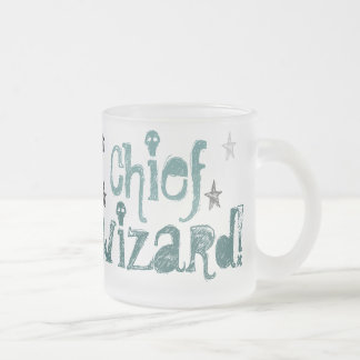 magicien en chef ! tasse en verre givré