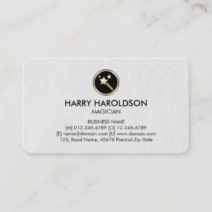 Magicien Magicien Carte de visite Premium