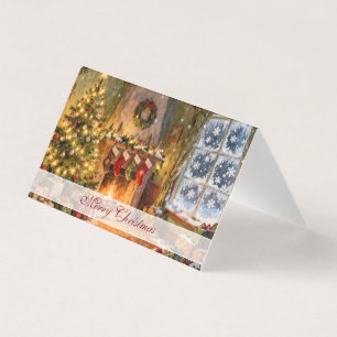 Magie de cheminée de Noël cosy