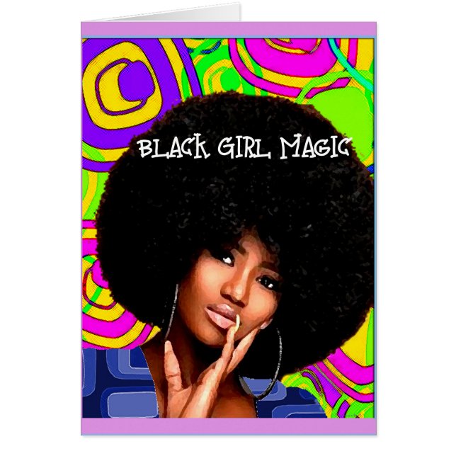 Magie de la fille noire (Devant)