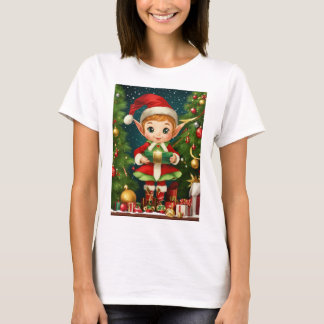 Magie de l'Elfe Joyeux : T-Shirt de Noël