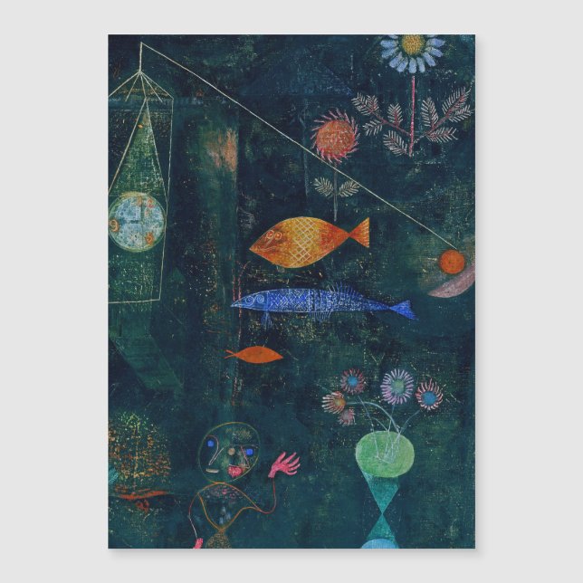 Magie de poisson de Paul Klee Peinture Abstraite A (Devant)