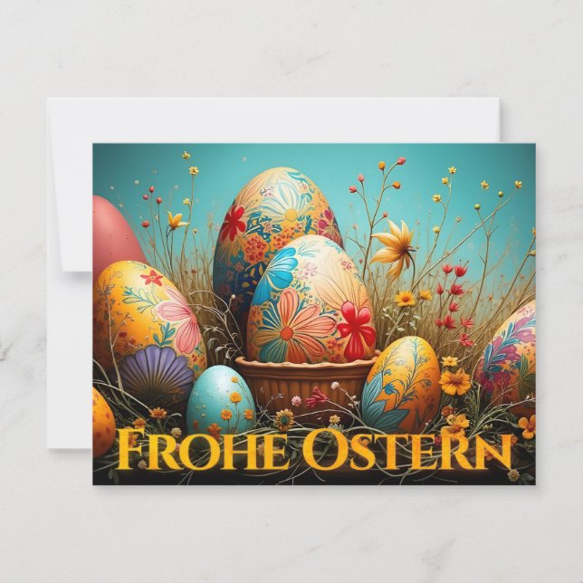 Magie du printemps avec oeufs de Pâques (Devant)