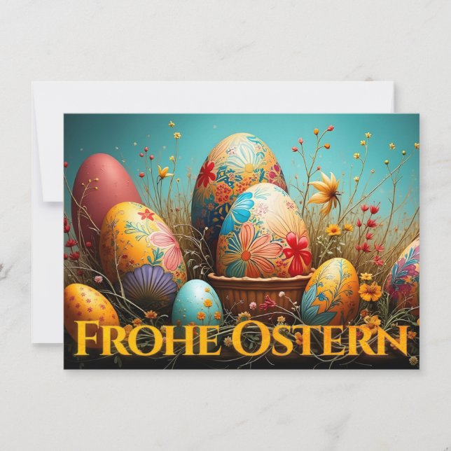 Magie du printemps avec oeufs de Pâques (Devant)