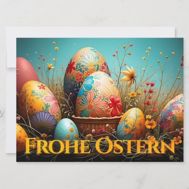 Magie du printemps avec oeufs de Pâques (Devant)