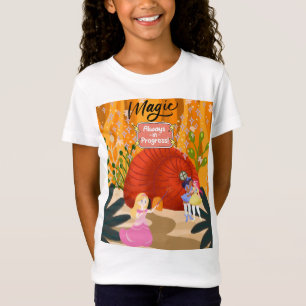 Magie en cours T-shirt de jersey fin pour filles