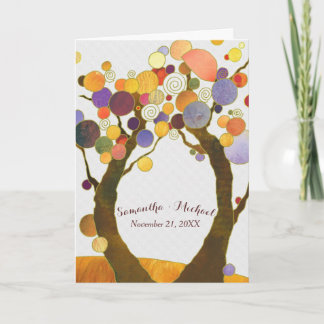 Magique Aimer Arbres Rustique Faire-part de mariag