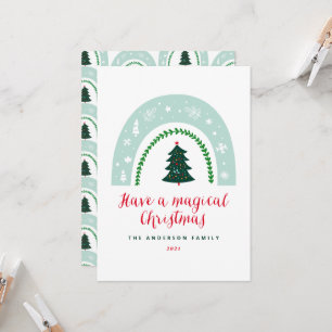 Magique arc-en-ciel moderne joli Noël