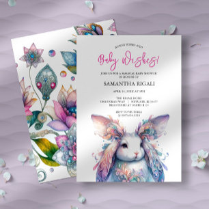 Magique Bunny Baby Shower Invitations