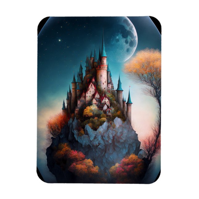 Magique Imaginaire Château Magnet (Vertical)