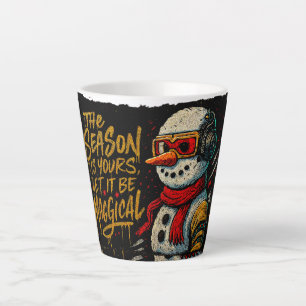 Magique saison Snow-Bro Latte Mug Funky Noël