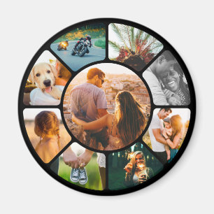 Magnet 9 photo arrondi