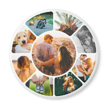 Magnet 9 photo arrondi