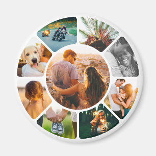 Magnet 9 photo arrondi