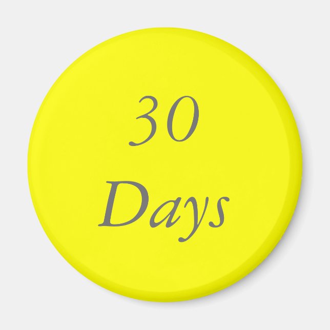 Magnet à puce de 30 jours (Devant)