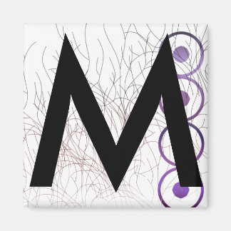 Magnet alphabet : M