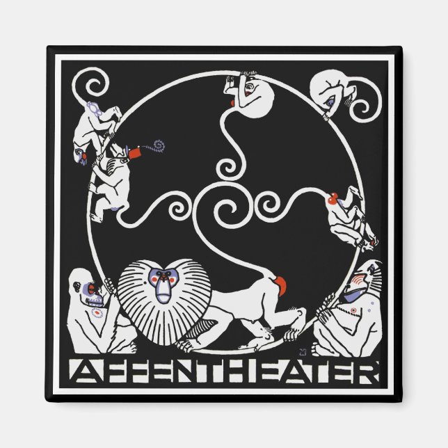 Magnet : Art Nouveau - Cabaret Fledermaus (Devant)