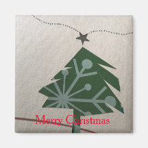 Magnet avec collage de Noël par Tony Cimino