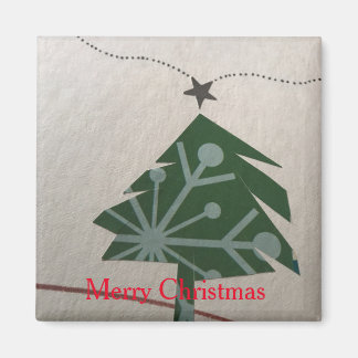 Magnet avec collage de Noël par Tony Cimino