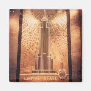 Magnet avec Empire State Plaque