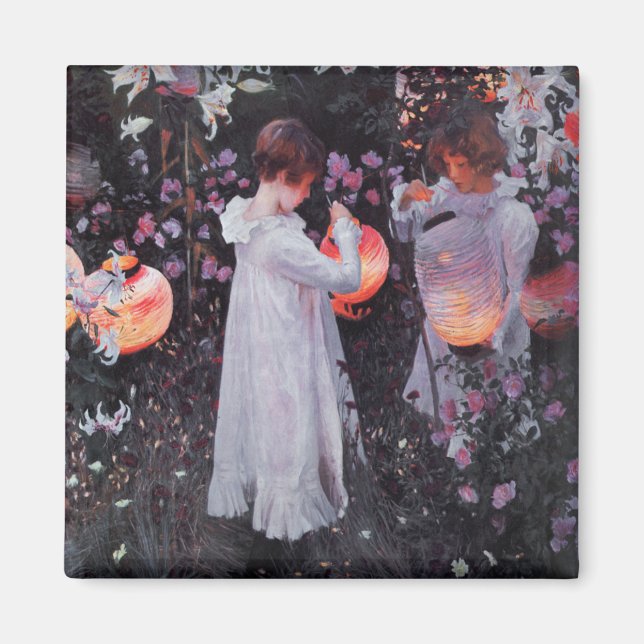Magnet Avec John Singer Sargent Peinture (Devant)