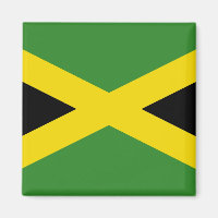 Magnet avec le drapeau de la Jamaïque