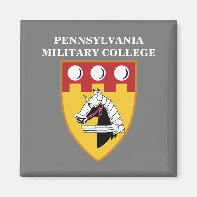 Magnet avec logo de sceau PMC (Devant)