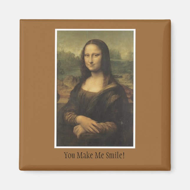 Magnet avec Mona Lisa Design (Devant)