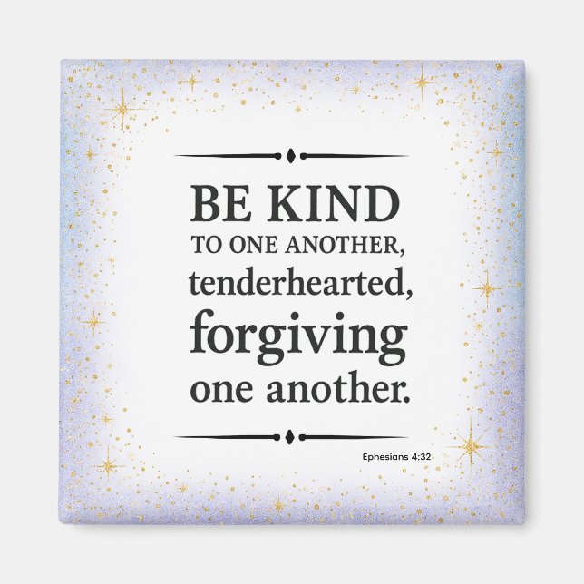 Magnet "Be Kind" Bible Verse (Devant)