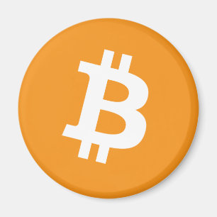 Magnet Bitcoin Orange CryptoCurrency