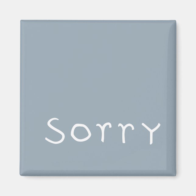 Magnet blanc (Devant)