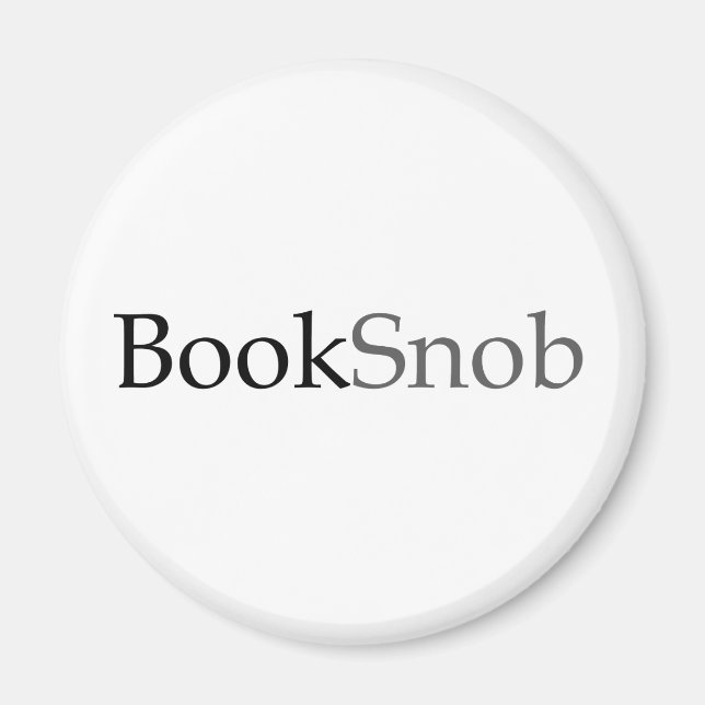 Magnet BookSnob (Lumière) (Devant)