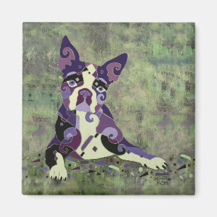 Magnet Boston Terrier pour votre réfrigérateur