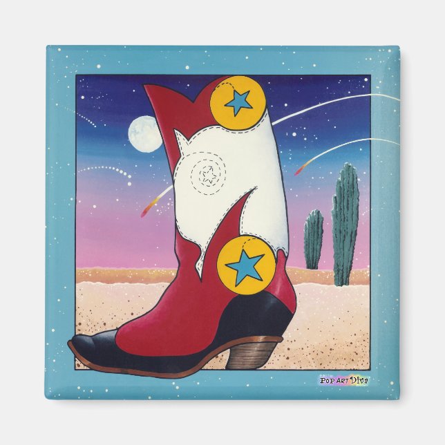 Magnet - Bottes Cowboy, Toutes Habillées (Devant)