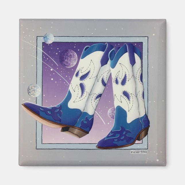 Magnet - Bottes de cowboy Electric Slide (Devant)