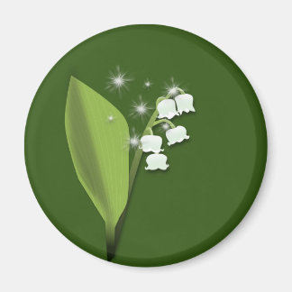 Magnet brin de muguet scintillant