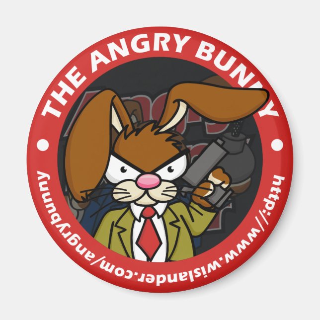 Magnet Bunny en colère 1 (Devant)