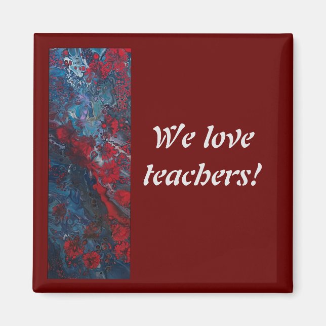 Magnet cadeau enseignant (Devant)